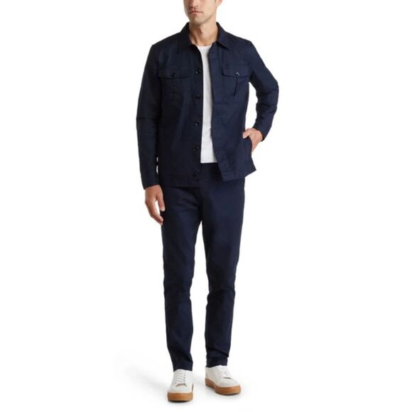 🆕 Military Jacket - Prato Navy Solid - Good Man Brand Sz S - Picture 2 of 14